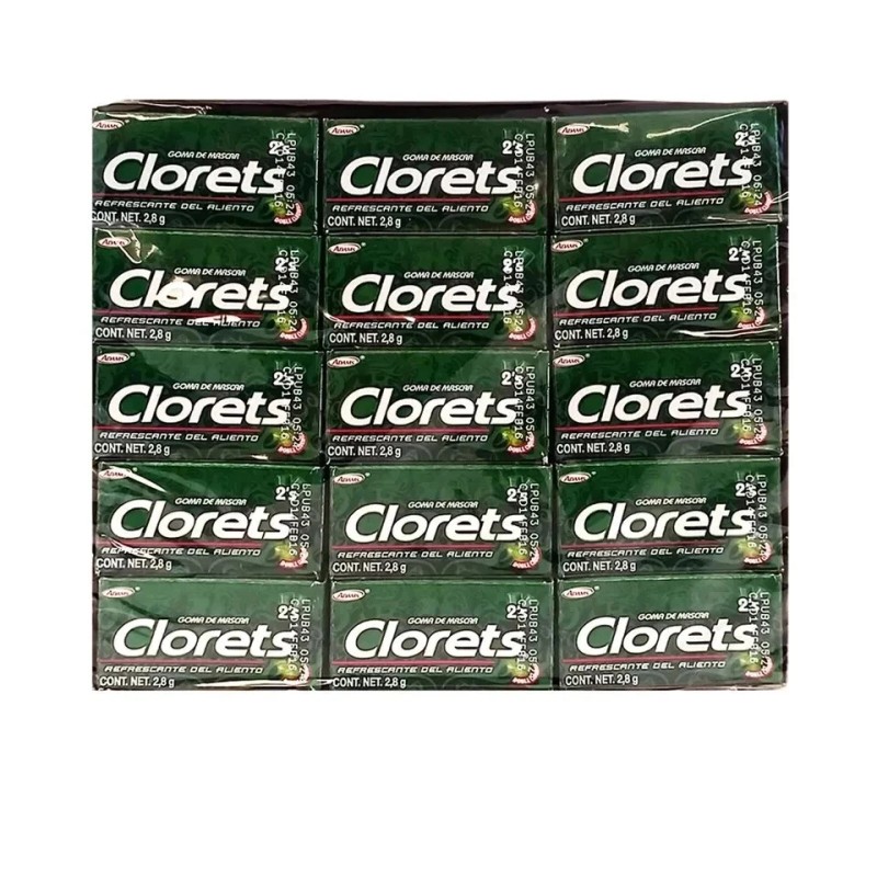 Clorets Gums, 4 PACK! Clorets 60 Pack Mint Flavored Gum