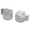 2 Pack Small Keepsake Box Elephant Shape Storage Container Metal