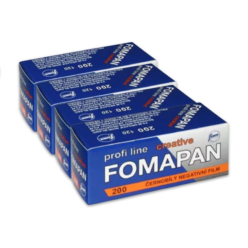 FOMA PAN Creative 200 120 in 4 Film Box