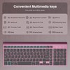 JOYACCESS J Teclado Bluetooth Multi Dispositivo (2.4G+BT3.0+BT5.0) Inglés QWERTY Teclado