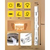 Klarlight Klarlight 120W R7s Halogen Leuchtmittel 78mm, Halogenlampen Dimmbar Warmwei? 2800K, J78 T3 Lineare Doppelendige Flutlichtlampe Baustrahler 1885LM fr Deckenleuchten, Landschaft, Arbeit (2er Pack)