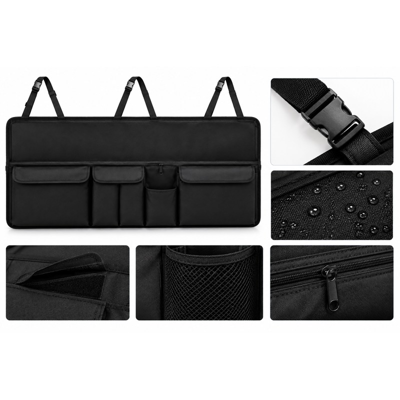Car Trunk Storage Organizer for Backseat Use – Large Capacity