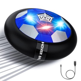 MelMelKat Kids Toys Hover Soccer Ball Rechargeable, Stocking Stuffers for Kids Indoor Games with Flashing Light for Christmas Halloween Birthday for Boys Girls Toddlers 3 -10 Years Old