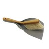 JVL 20-305 Bamboo Dustpan and Bristle Brush Set, Natural