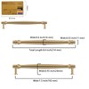Amerdeco 10 Pack Champagne Bronze Cabinet Pulls 7.5 Inch(192MM) Hole