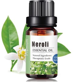 Aceites Esenciales de Neroli Aromaterapia - Natural 100% de Aceite Esencial Natural Conjunto de Difusores y Humidificadores con Caja de Regalo Exquisita (UVa Natural, 10 ML) (Neroli)