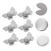 CAXUSD 6pcs Magnetic Tablecloth Fixator Creative Butterfly-Shaped Stainless Steel Weights