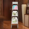 tongmo Floor-Standing Magazine Rack: Features Book Rack, Newspapers Rack, and