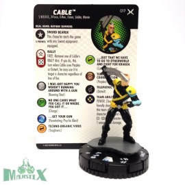 WizKids Heroclix X-Men: X of Swords set Cable #017 Uncommon figure w/card!