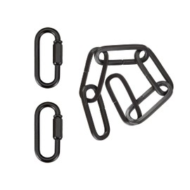 Aspen Creative 21121-05-1, Steel Heavy Duty Chain & Two Quick Link Connector for Lighting Fixture/Swag Light/Plants / 1 Foot, Oil Rubbed Bronze, 8 Gauge