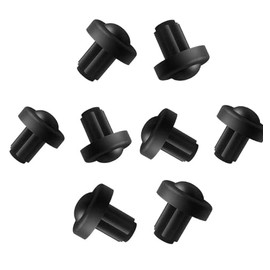 5304475129 AP4499988 Grate Rubber Feet (8/pack) for Gas Stove Top Range Grate Foot Rubber Pads Stove Parts Rubber Grate Bumpers Stove Replacement Cooktop Grate Foot, Black