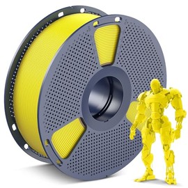 SUNLU PLA Filament 1.75mm, Neatly Wound 3D Printer Filament 1.75mm Dimensional Accuracy +/- 0.02mm, Fit Most FDM 3D Printers, 1kg Spool (2.2lbs), 330 Meters, Yellow