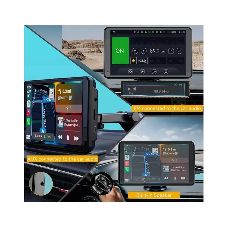 SPEDAL CL796N-Inch Touch Screen Car Radio Apple CarPlay Android Auto