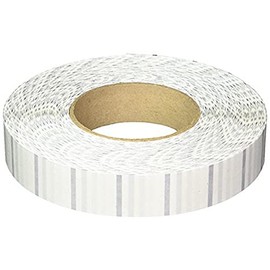 1" Clear Wafer Tab Seals - Roll of 5,000