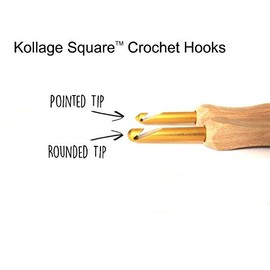 Kollage Square® Pointed Crochet Hooks, 6" / 15 cm (2.25 mm/US B-1)