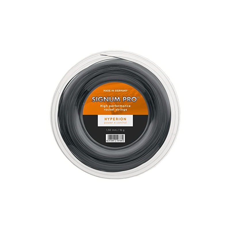 Signum Pro Unisex's Hyperion String Reel-Black, 1.3 mm