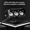 Faros De Lupa Luces Led Auxiliares Con Estrobo 5 Modos