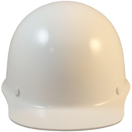 Texas America Safety Company Custom Skullgard Cap Style Size Small Hard Hat with Ratchet Suspension and Tote - White