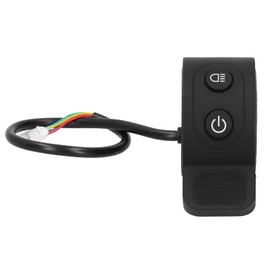 Throttle Accelerator Replacement, 5V Black ABS 51005-5P Port Model Electric Scooter Speed Control Finger Button Throttle Electric Scooter Integrated Switch Outdoor Supplies