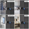 Smart Fingerprint Door Lock,Keyless Entry Keypad Door Lock with Handle,Automatic