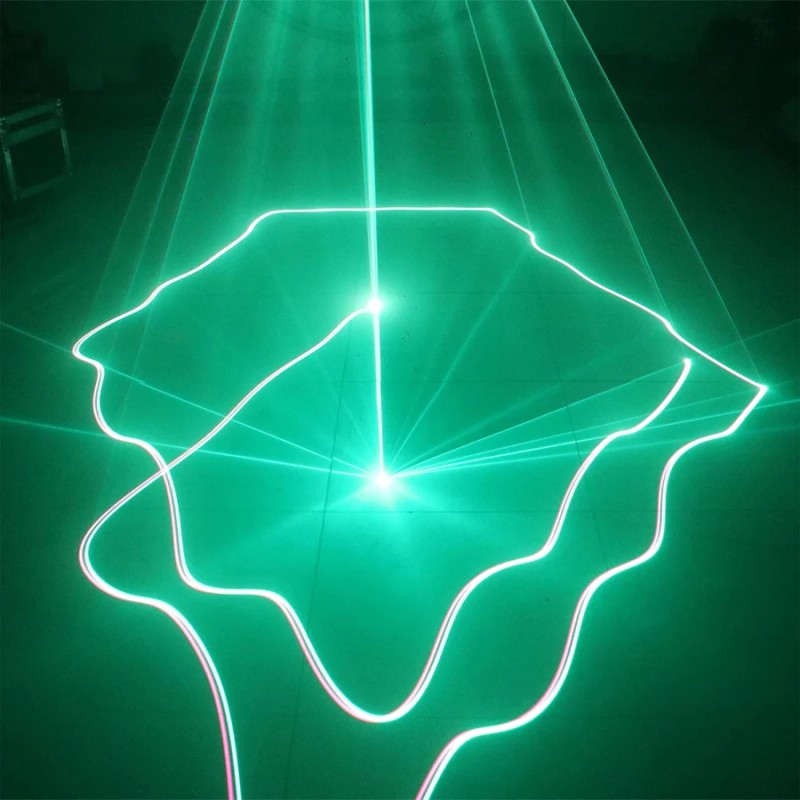 RGB Laser 500MW Beam Line Scanner Projector DMX Professional Disco