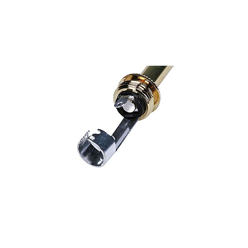 Monoprice 1/4 Inch (6.35mm) TS Mono Plug - Black Shell