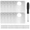 10 pcs Hinge Repair Plate Cabinet Hinges Plate Kitchen Cupboard