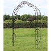 Petfu Metal Garden Arch Assemble Freely Garden Arbor Trellis Climbing