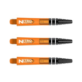RED DRAGON Nitrotech Short Stems - Orange - 3 sets per pack (9 Stems in total)