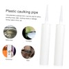 Ciieeo 3pcs Empty Hose Sealing Caulk Tube Air-tite Caulk Tube