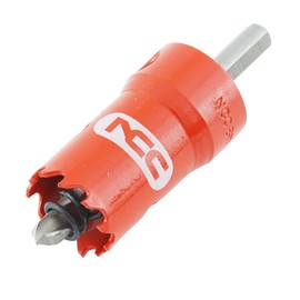 Nikotec NCC Bimetal Hole Saw, 0.8 inches (20 mm), HBM20, Red