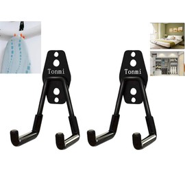 2Pcs Ironing Board Hook Wall Mount, Wall Mount Ironing Board Holder, Ironing Board Hanger Wall Mount, Ironing Board Wall Mount, for Laundry Rooms, Utility Rooms, Closetssaving, No Ironing Board