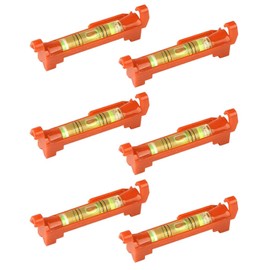 LEEQBCR 6 pieces string spirit level, red spirit level cord, cord spirit level, line spirit level, line spirit level for masonry, plumbing, gutter work, spirit level