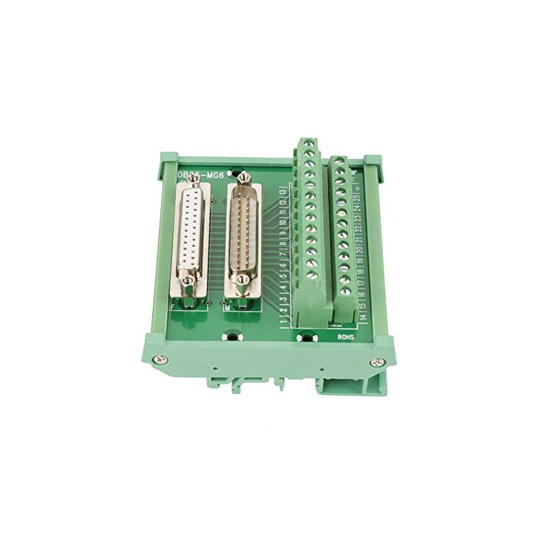 DB25 D-Sub Pin Header Female Header, PLC Breakout Card Board