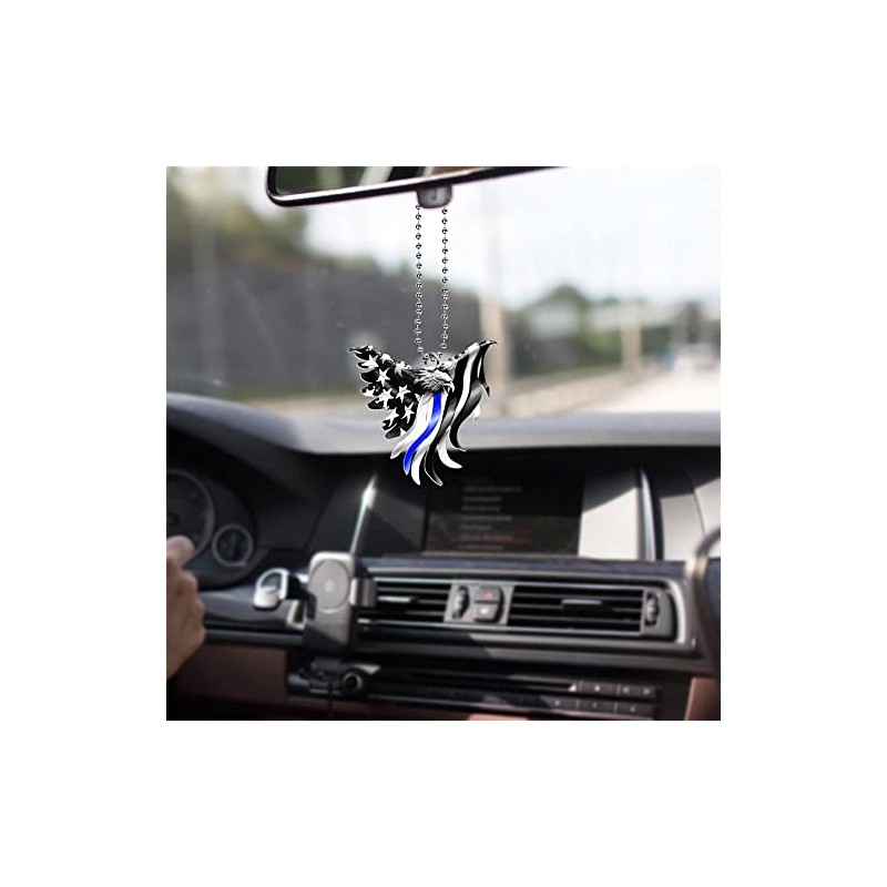 American Flag Eagle Car Decorations Cute Window Pendants Interior Mirror