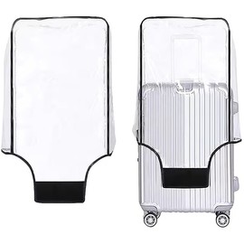 Clear PVC Suitcase Cover Protectors, Protective Luggage Cover for Travel (28 inch)