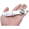 WANLIAN Heavy Duty Concealed Safety Hasp Lock, 2PCS Double Hinge