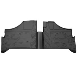 KEMIMOTO Front Floor Mats Compatible with Polaris Ranger SP 570/Crew SP 570 2022-2025, Rubber Anti-Slip Floor Liners TPE Slush Mats 570 Accessories Replace #2889186