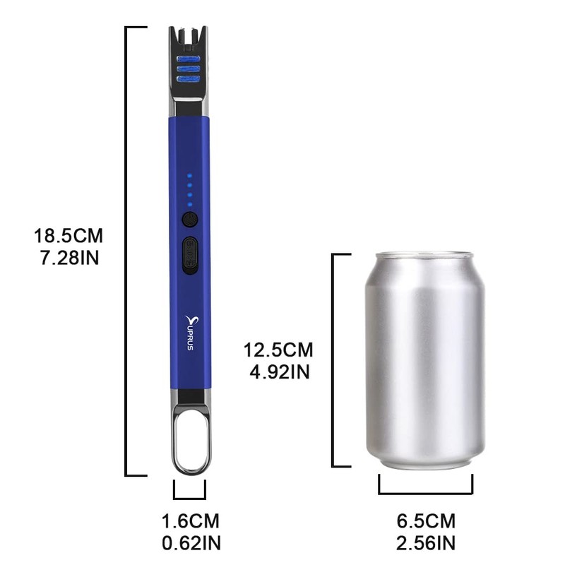 SUPRUS Candle Lighter Electric Arc Lighter Windproof Flameless USB Rechargeable