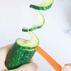 Green Spiral Slicer Portable Cucumber Potato Carrot Slicer Cutter Manual