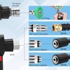 High Pressure Washer Gun with 2 Pressure Washer Wands, 5