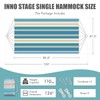 INNO STAGE Brazilian Hammock with Tree Straps, Carry Bag, Blue