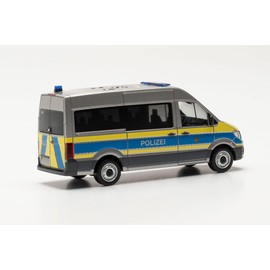 herpa 096638 96638 Man Man TGE Bus High Roof "Police Baden-Württemberg" Car Miniature Models Small Model Collectible Detailed Multi-Colour