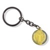 EPJ Saint Benedict Coloured Charm Keychain, Red and Light Blue,