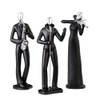 Musical Instrument Player Figurine Resin Musical Modern Sculpture Collectible Abstract
