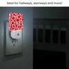 Chrobak LED Night Light,Glossy Red Heart Shape LED Night Light