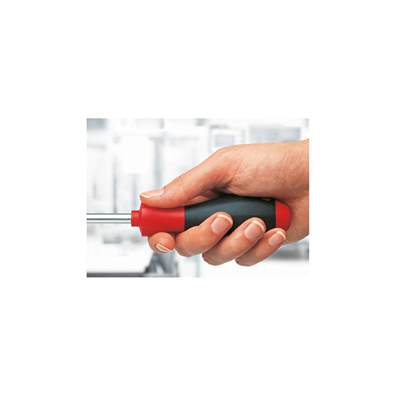 Wiha SoftFinish 341SF Hexagonal Socket Spanner Screwdriver with Flexible Shaft,