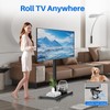Mobile TV Cart Rolling TV Stand for 26 to 65