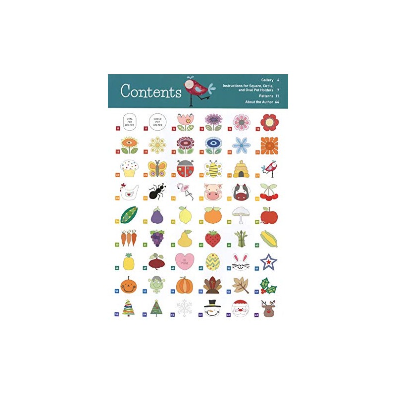 C&T Publishing PlayfulPotHoldrs/Applique Bk, None