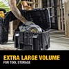 DEWALT TSTAK Tool Box, Extra Large Design, Removable Tray for